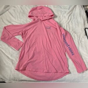 Vineyard Vines Pink Long Sleeve Hoodie